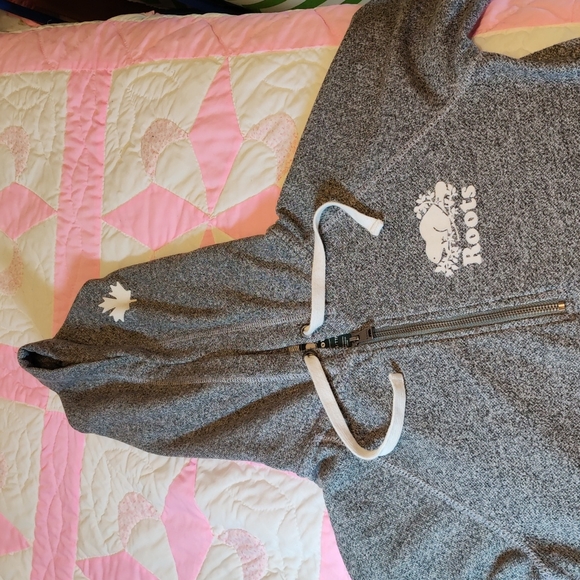 Roots Canada Short Sleeve French Terry Hoodie Dress - Picture 3 of 5